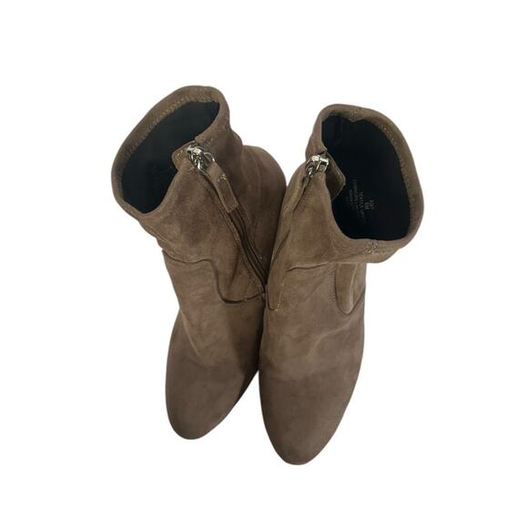 Steve Madden Edit Dark Taupe Suede Ankle Boots US 6 - Picture 3 of 6